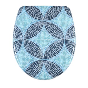 Diaqua, Diaqua WC-Sitz Nice Slow Down Mosaik, Diaqua WC-Sitz Nice Slow Down Mosaik | 38 × 46 cm