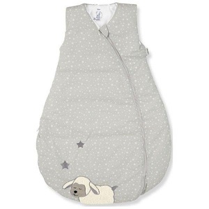 Sterntaler, Sterntaler Funktionsschlafsack Stanley - beige, Funktions-Schlafsack SCHAF STANLEY gemustert in hellgrau
