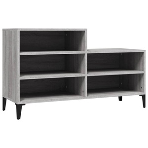 vidaXL, vidaXL Schuhregal Grau Sonoma 102x36x60 cm Holzwerkstoff