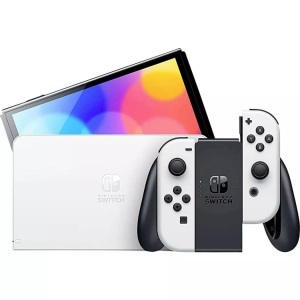 Nintendo, Switch (OLED-Modell) - Spielekonsole - Weiss/Schwarz, Nintendo Switch OLED-Modell Weiss Nintendo Switch HW