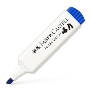 Faber-Castell, FABER-CASTELL Textilmarker 1.2-5mm 159523 blau, Faber-Castell Textilmarker, 1.2-5mm, blau, 159523