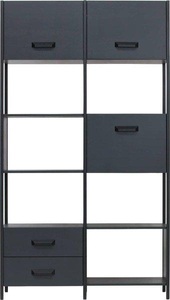 mutoni casual, Schrank Legacy Holz Metall Schwarz, Schrank Legacy Holz Metall Schwarz