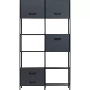 mutoni casual, Schrank Legacy Holz Metall Schwarz, Schrank Legacy Holz Metall Schwarz