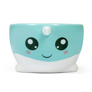 Narwhal, Narwhal Narwhal Tasse Tasse hellblau/weiß, Mugs - Tasse Narwal, 400 ml, Blau