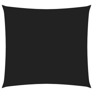 vidaXL, vidaXL Sonnensegel Oxford-Gewebe Quadratisch 6x6 m Schwarz, vidaXL Sonnensegel Oxford-Gewebe Quadratisch 6x6 m Schwarz
