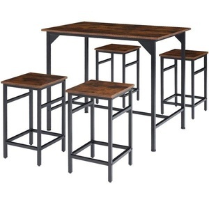 TecTake, Bartisch-Set Edinburgh 4 + 1 Bartisch-Set Edinburgh 4 + 1, 