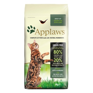Applaws, Applaws Adult Huhn mit Lamm - 2 x 2 kg, Applaws Adult mit Huhn und Lamm, Trockenfutter für Katzen (2kg)