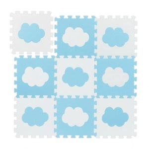 B2X, B2X - Puzzlematte mit 18 Teilen Wolke, B2X - Puzzlematte mit 18 Teilen Wolke