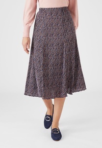 DAMART, Ausgestellter Plissee-rock. Unisex Blau 46, 