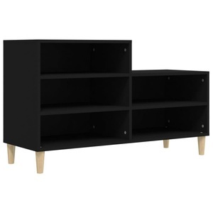 vidaXL, vidaXL Schuhregal Schwarz 102x36x60 cm Holzwerkstoff, vidaXL Schuhregal Schwarz 102x36x60 cm Holzwerkstoff