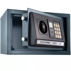 TecTake, Elektronischer Safe Tresor mit Schlüssel und LED-Anzeige inkl. Batterien Elektronischer Safe Tresor mit Schlüssel und LED-Anzeige inkl. Batterien, 