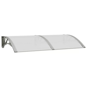 vidaXL, vidaXL Türvordach Grau 150x80 cm Polycarbonat, vidaXL Türvordach Grau 150x75 cm Polycarbonat