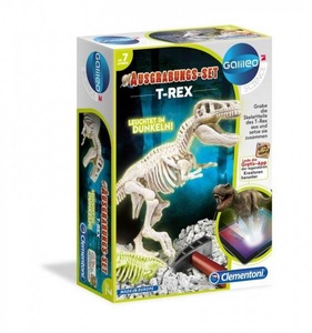undefined, Ausgrabungs-Set - T-Rex fluoreszierend (Experimentierkasten), Clementoni - Galileo - Ausgrabungs-Set - T-Rex fluoreszierend
