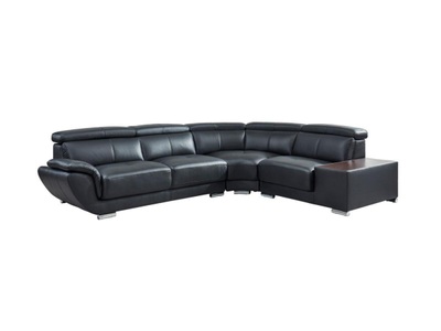 Vente-unique, Ecksofa Leder NAHIA Ecke Rechts Ecksofa Leder NAHIA Ecke Rechts