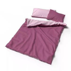 Lotus Bettwaren, Lotus Bettwäsche Bambus Doubleface Lotus Bettwäsche Bambus Doubleface, Lotus Bettwaren - Bettwäsche Bambus Doubleface, 160X210CM, Rosa