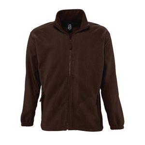 SOL's, SOLS Fleecejacke »Herren Outdoor Fleece Jacke North«, SOLS - Outdoor Fleece Jacke North, für Herren, Kühles Braun, Größe S
