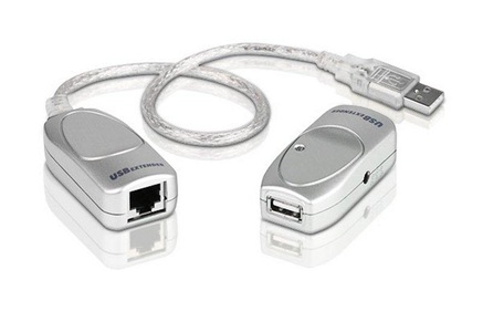 ATEN, ATEN UCE60-AT USB 1.1 Extender (Verlängerung) über Netzwerkkabel RJ45 60 m, ATEN UCE60 USB über Kat5e/6 Extender (60m)