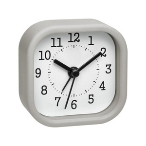 TFA Dostmann, TFA Dostmann 60.1035.10 Quarz Wecker Pastell-Grau, TFA Dostmann Klassischer Wecker Pastellgrau