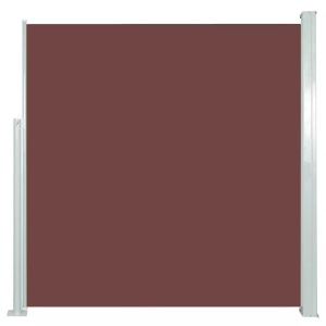 Diverse Hardware, Ausziehbare Seitenmarkise 140 x 300 cm Braun, vidaXL Ausziehbare Seitenmarkise 140x300 cm Braun