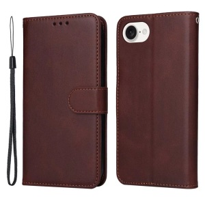 Cover-Discount, Cover-Discount - iPhone 16e Premium Handyhülle Etui, Braun