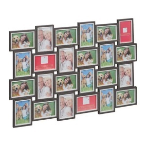 B2X, B2X - Fotorahmen mit Collage für 24 Fotos, 70X100CM, B2X - Fotorahmen mit Collage für 24 Fotos, 70X100CM