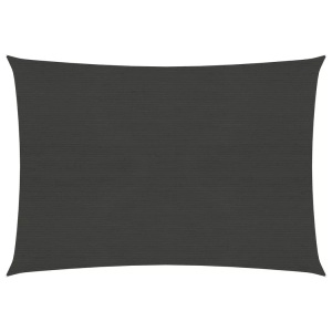 vidaXL, vidaXL Sonnensegel HDPE 2x3,5 m Anthrazit, vidaXL Sonnensegel HDPE 2x3,5 m Anthrazit