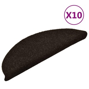 vidaXL, vidaXL Selbstklebende Treppenmatten 10 Stk. Dunkelbraun 56x17x3cm, vidaXL Selbstklebende Treppenmatten 10 Stk. Dunkelbraun 56x17x3cm