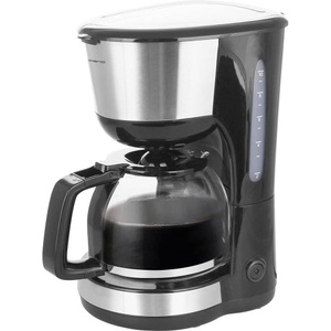 Emerio, EMERIO CME-122933 Kaffeemaschine Schwarz, Silber Fassungsvermögen Tassen=12 Glaskanne, Warmhaltefunktion