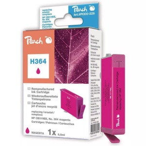 Peach, Peach Tintenpatrone magenta kompatibel zu HP No. 364, CB319EE, Peach HP 364 m Druckerpatrone ma ersetzt HP No. 364 m, CB319EE für z.B. HP PhotoSmart 7510 e-All-in-One, HP PhotoSmart 7520 e All-in-One