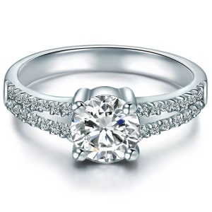 Tresor 1934, Damen Ring Damen Silber 55, Trilani - Ring, 55, Silber