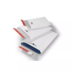 Colompac, Colompac Versandtasche Rigid CP012.04 (B x H x T) 245 x 345 x 30 mm Weiß Verwendung für Papierformat=DIN A4+, DIN C4 20, Vollpappe-Versandtaschen, A4+, 20 Stück