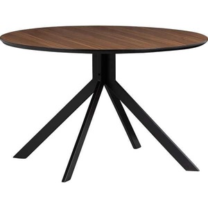 mutoni living, Esstisch Bruno rund MDF Walnuss D120, Esstisch Bruno rund MDF Walnuss D120