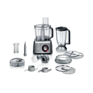 Bosch, Bosch Mc812M865 - Kompaktküchenmaschine (Schwarz/Edelstahl), Bosch MC812M865 Kompakt Küchenmaschine silber