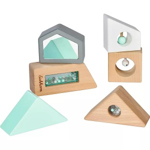 Simba Toys GmbH & Co., Eichhorn 100005720 - Sound Bausteine, bunt, Eichhorn Baby Pure Sensorik Soundbausteine
