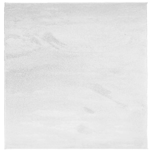 vidaXL, vidaXL Teppich OVIEDO Kurzflor Grau 120x120 cm