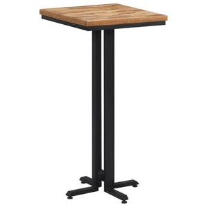 vidaXL, vidaXL Bartisch 55x55x110 cm Recyceltes Massivholz Teak, vidaXL Bartisch 55x55x110 cm Recyceltes Massivholz Teak