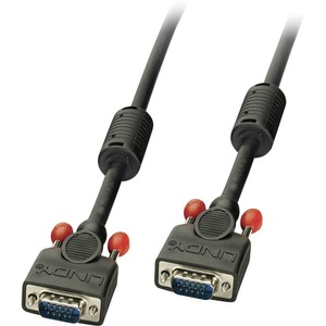 LINDY, LINDY VGA Anschlusskabel [1x VGA-Stecker - 1x VGA-Stecker] 5 m Schwarz, LINDY VGA Anschlusskabel VGA 15pol. Stecker, VGA 15pol. Stecker 5.00 m Schwarz 36375 VGA-Kabel