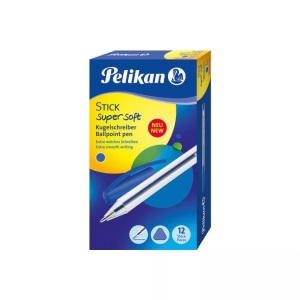 Pelikan, PELIKAN Kugelschreiber Stick super 1mm 804387 blau, Pelikan Kugelschreiber Stick super, 1mm, blau, 804387
