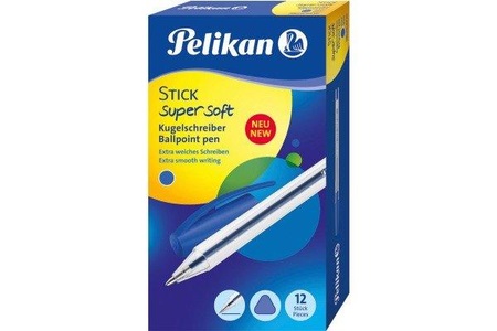 Pelikan, PELIKAN Kugelschreiber Stick super 1mm 804387 blau, Pelikan Kugelschreiber Stick super, 1mm, blau, 804387