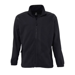 SOL's, SOLS Fleecejacke »Herren Outdoor Fleece Jacke North«, SOLS - Outdoor Fleece Jacke North, für Herren, Charcoal Black, Größe 3XL