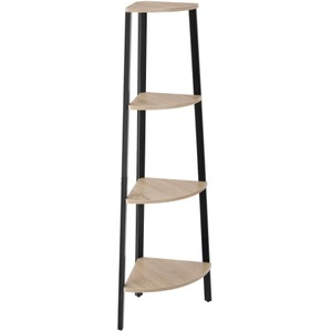 TecTake, Eckregal Newbridge 34x34x125cm Eckregal Newbridge 34x34x125cm, 