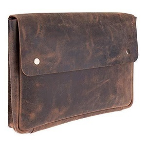 Only-bags.store, Laptoptasche Laptop Hülle - Geräumiges Handgefertigtes Design ohne Gurt - Rustikales Finish, Only-bags.store - Laptoptasche Laptop Hülle Geräumiges Handgefertigtes Design ohne Gurt Rustikales Finish, Braun, 15.6