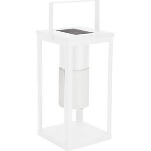 mutoni lifestyle, Solarleuchte LED weiss 17x17x38, Solarleuchte LED weiss 17x17x38