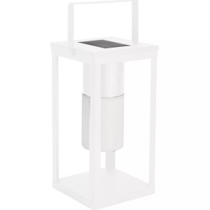 mutoni lifestyle, Solarleuchte LED weiss 17x17x38, Solarleuchte LED weiss 17x17x38