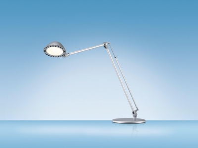 Hansa, Hansa LED-Tischleuchte BLOSSOM Höhe 750 mm silber, Hansa LED-Tischleuchte BLOSSOM, Höhe 750 mm, silber