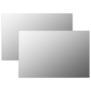 Diverse Hardware, Wandspiegel 2 Stk. 60 x 40 cm Rechteckig Glas, vidaXL Wandspiegel 2 Stk. 60 x 40 cm Rechteckig Glas