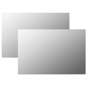Diverse Hardware, Wandspiegel 2 Stk. 60 x 40 cm Rechteckig Glas, vidaXL Wandspiegel 2 Stk. 60 x 40 cm Rechteckig Glas