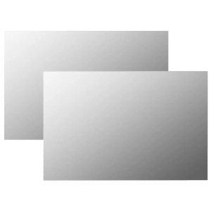 Diverse Hardware, Wandspiegel 2 Stk. 60 x 40 cm Rechteckig Glas, vidaXL Wandspiegel 2 Stk. 60 x 40 cm Rechteckig Glas