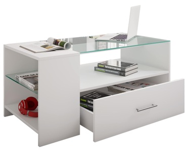 VCM, Holz Couchtisch Tindala Holz Couchtisch Tindala, VCM - Holz Couchtisch Tindala, One Size, Weiss
