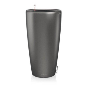 Lechuza, Lechuza - 2er-Set Blumenkästen mit Integriertem Bewässerungssystem Rondo Premium 32 - Anthrazit, Lechuza Rondo Premium Anthrazit | ? 32 | 13 l